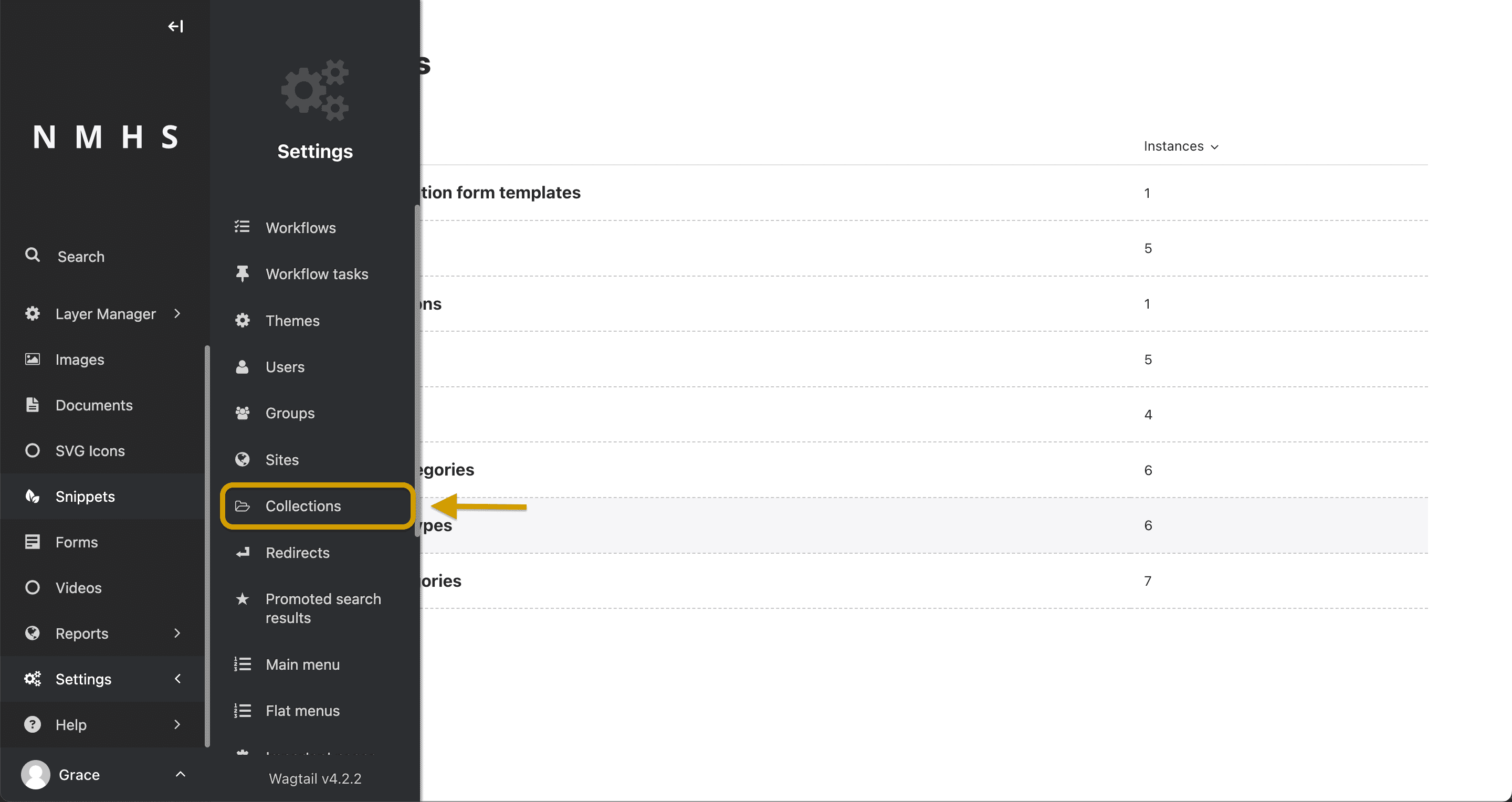 Collections Explorer