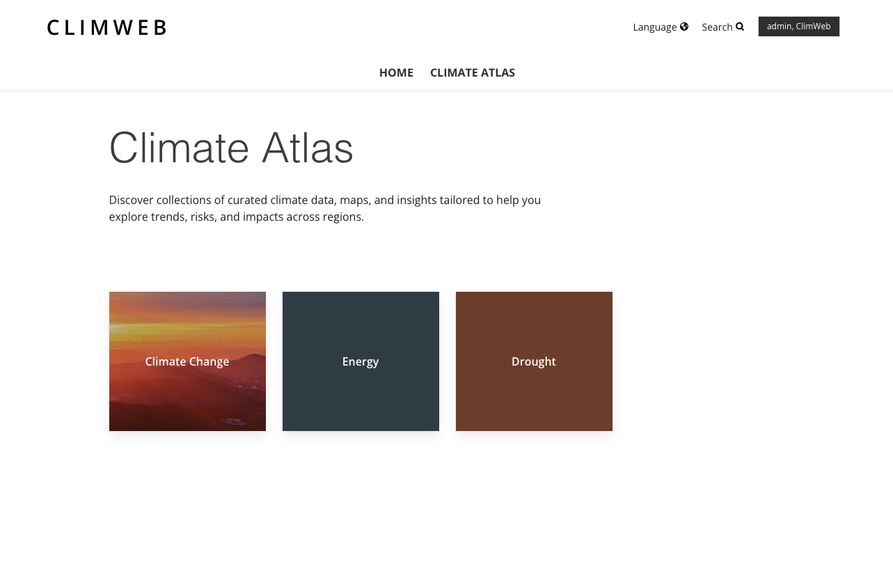 ClimWeb Atlas