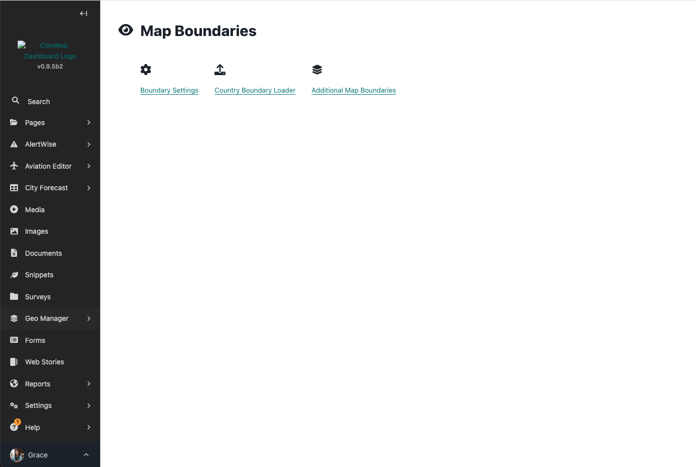 Boundary Settings