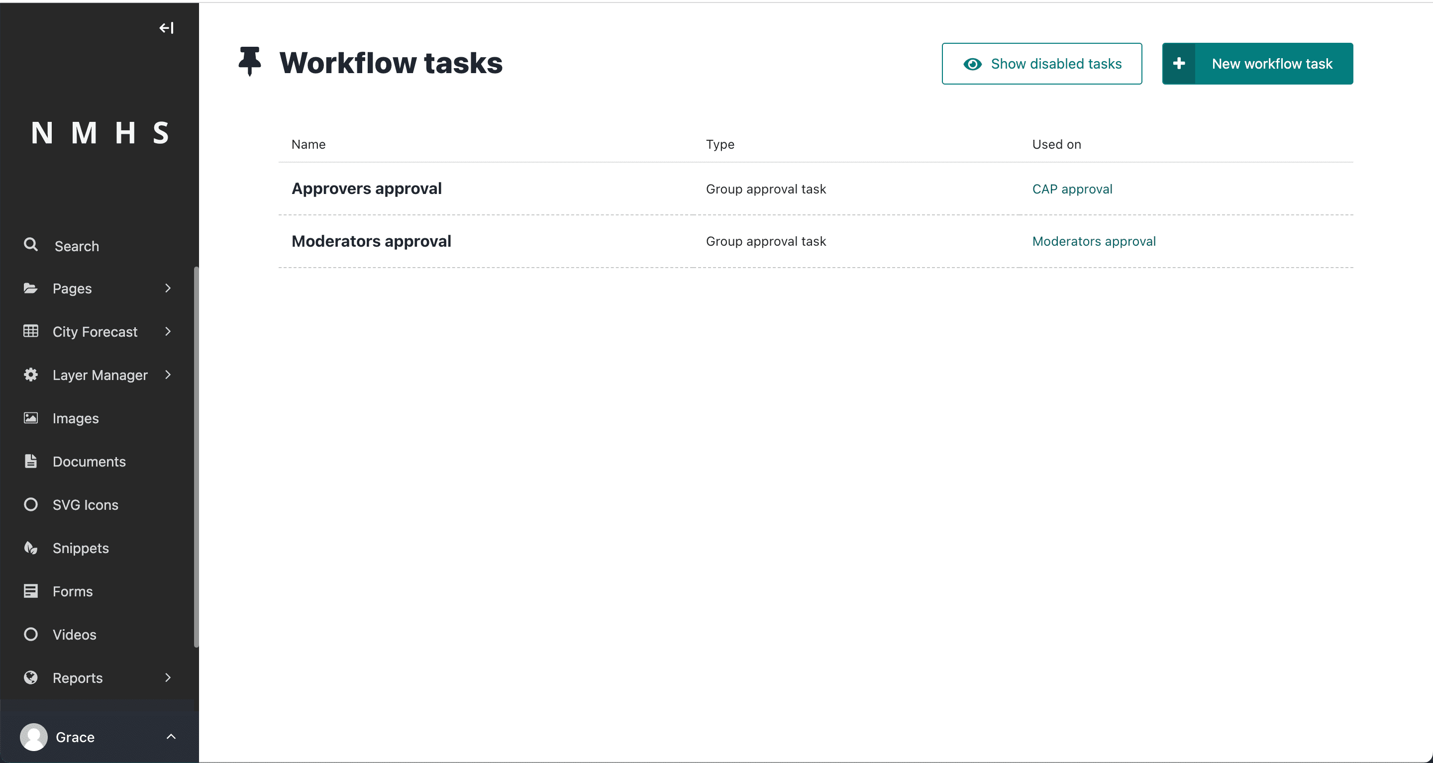 Tarea de Worklow