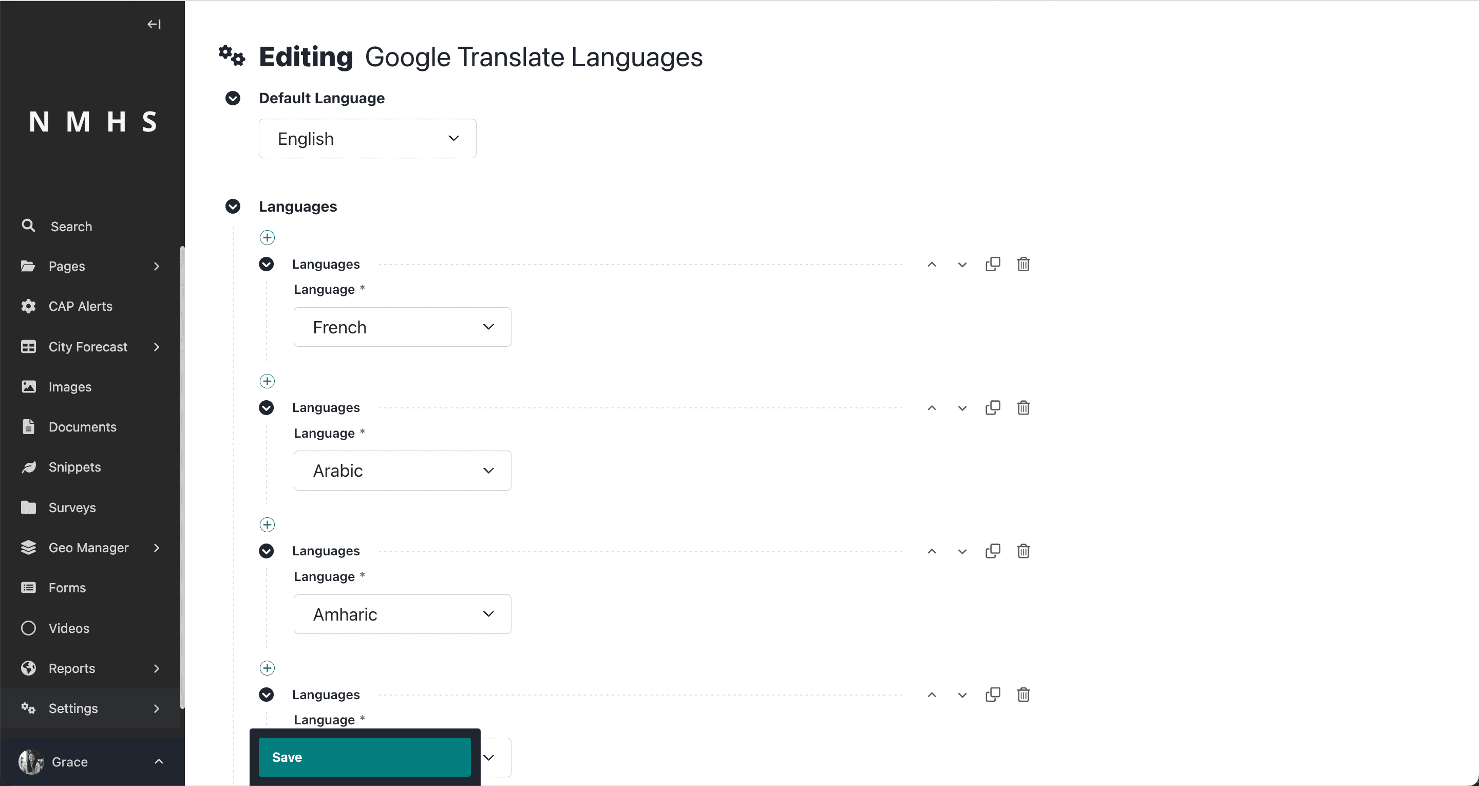 Idiomas